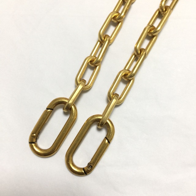 lv gold chain strap