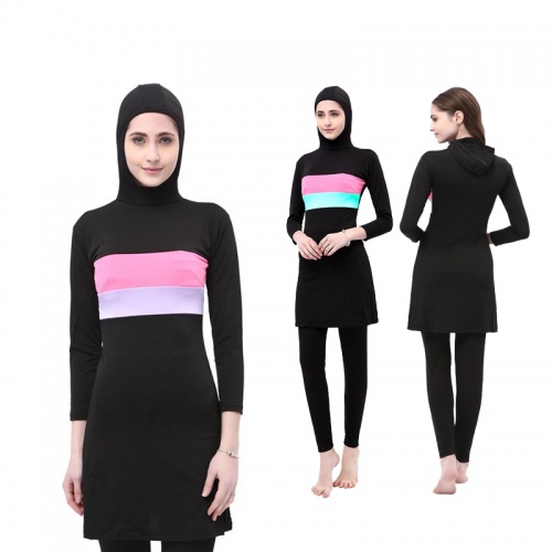 Muslimah Swimsuit Hijab Women Female Swimming Suit Baju Renang Plus ...