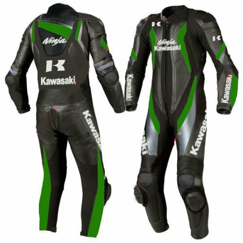 Kawasaki Racing Leather Suit | Shopee Malaysia