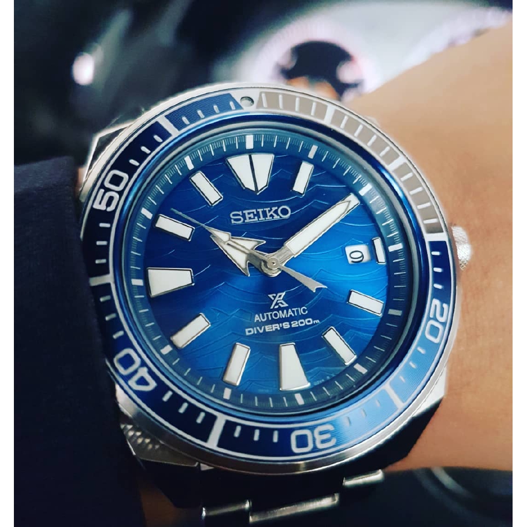 Seiko Prospex SAMURAI Special Edition SRPD23K1 Automatic Diver's 200M 'Save  The Ocean' Great White Shark Gents Watch | Shopee Malaysia