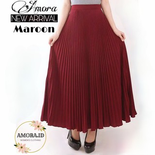 ROK PRISKET OOTD BLACK MAROON VIOLET NAVY PINK MOCCA ARMY PREMIUM QUALITY | Shopee Malaysia