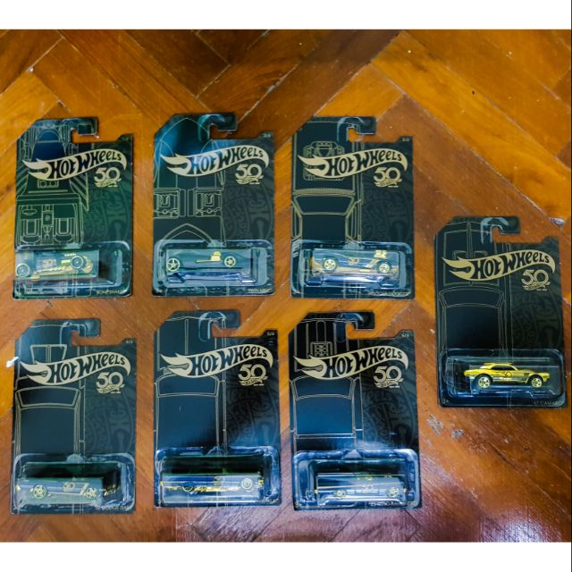 Hot Wheels 50th Anniversary Black And Gold Car Series (Complete Set) |  Shopee Malaysia