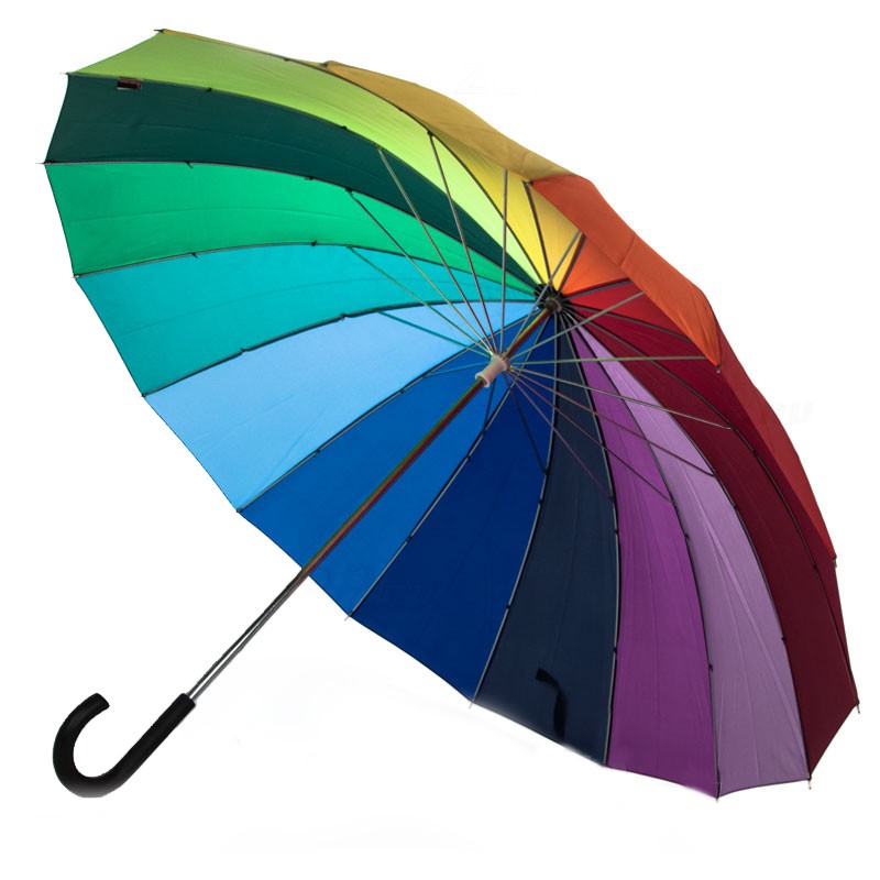 25-inch Colorful Rainbow Umbrella | Shopee Malaysia