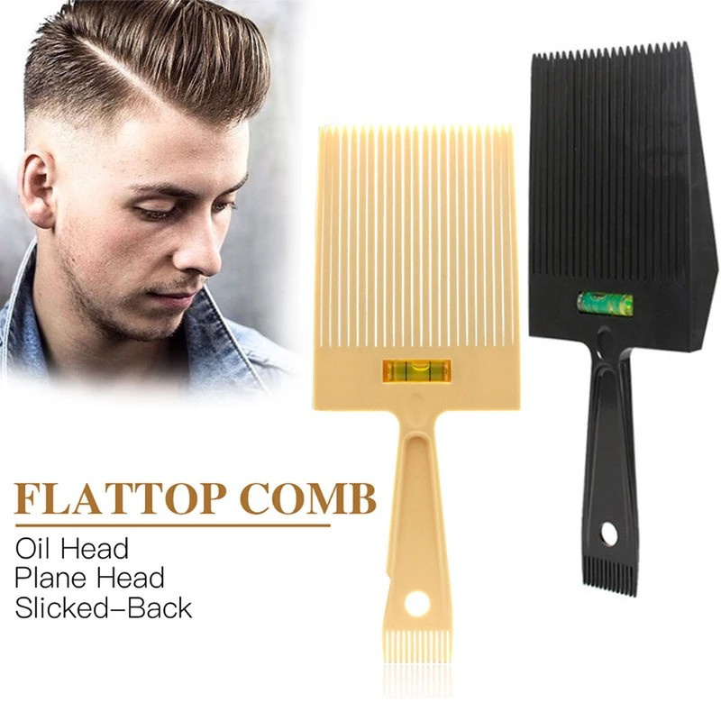 Men hairdressing comb retro oil head styling comb with balance ruler flat  head comb barber hair cutting comb salon tools | Shopee Malaysia