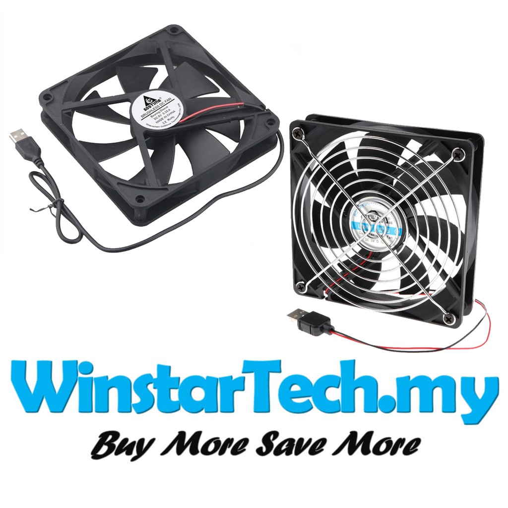 USB Cooler Cooling Fan Low Noise 5V DC Brushless PC Case wire guard 80mm 8cm 90MM 9CM 120mm 12cm