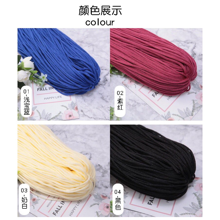 Buy Benang Pp 3mm 200g 3mm Pp Yarn 200g Benang Kait Benang Topi Crochet Yarn Knitting Diy Bag Diy Beg Seetracker Malaysia