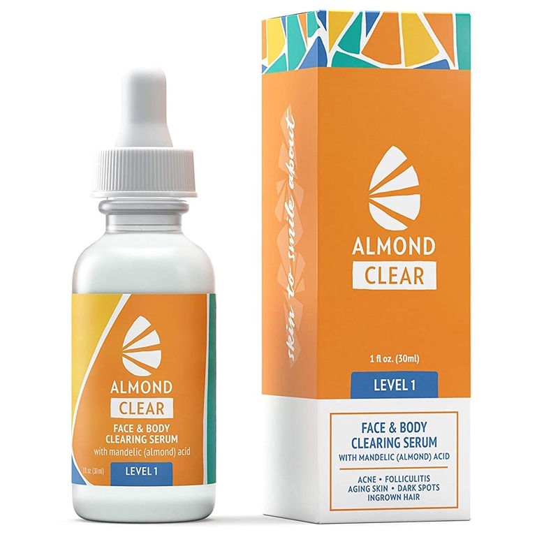 Almond Clear Face & Body Clearing Serum, Level 1 for acne