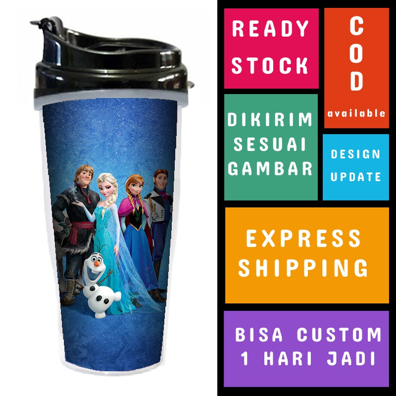 Merchandise CHARACTER TUMBLER DRINK BOTTLE BIRTHDAY GIFT SOUVENIR - FROZEN - TFROZ07