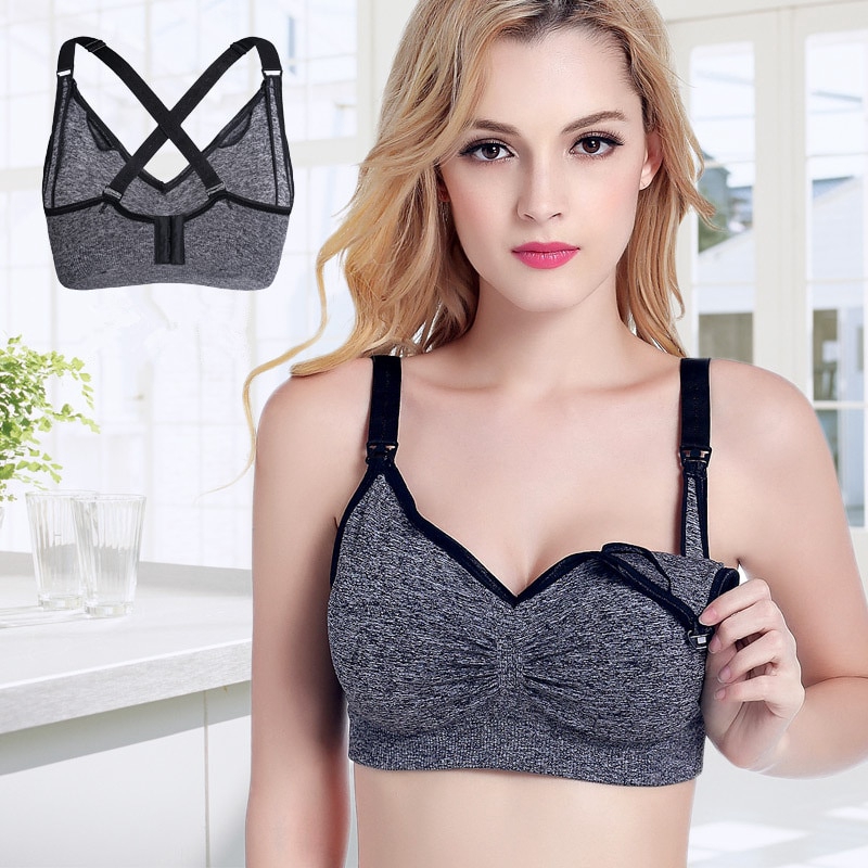 Plus size 34A50E Maternity Nursing Bra Breastfeeding Bras Pregnant