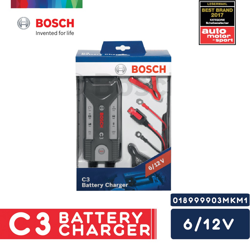 Bosch Battery Charger C3 Shopee Malaysia