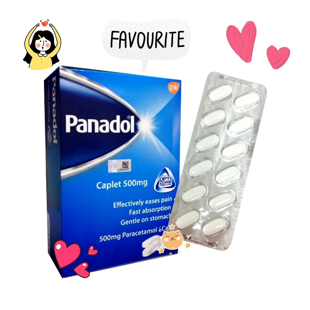 Panadol optizorb 500mg pain&fever and gentle on stomach (12caplet