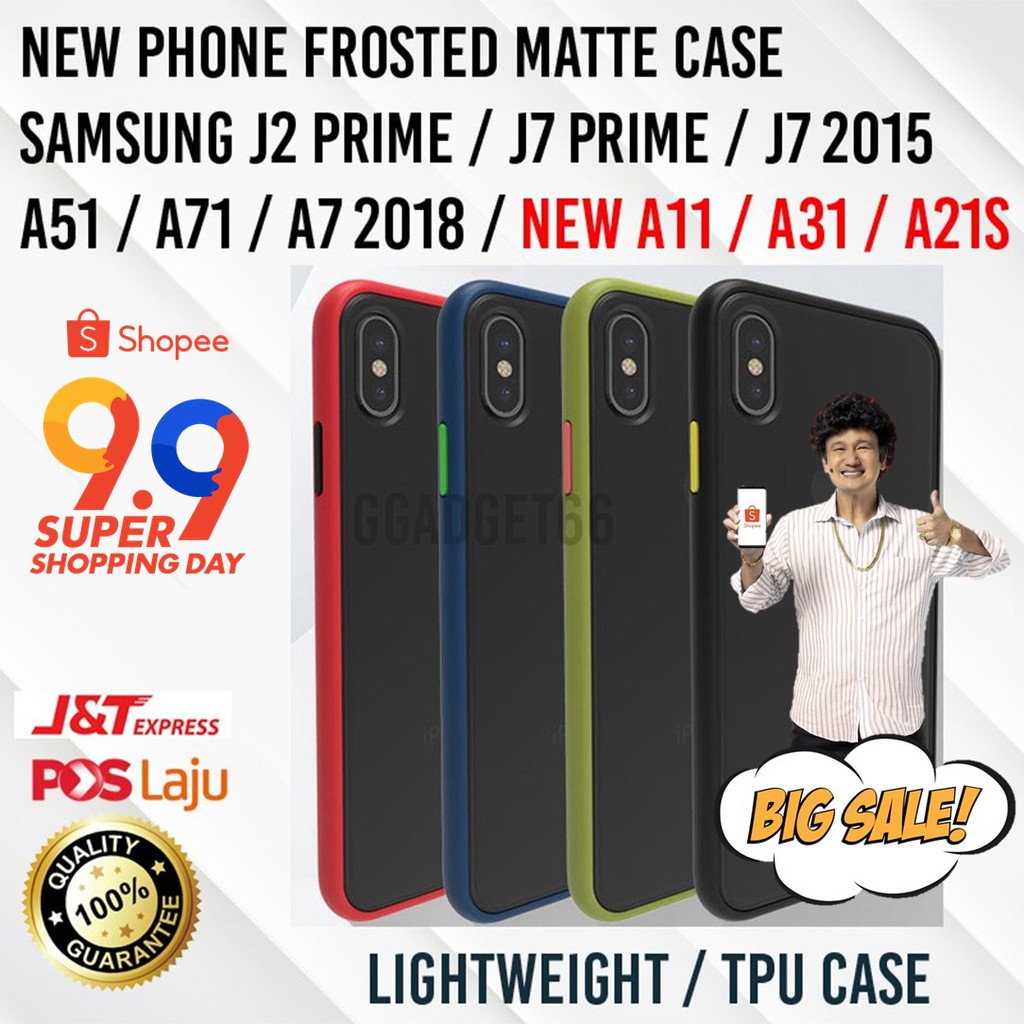 New Matte Phone Case Samsung J2 Prime J7 Prime J7 15 A51 1 18 New A11 A31 1s Shopee Malaysia