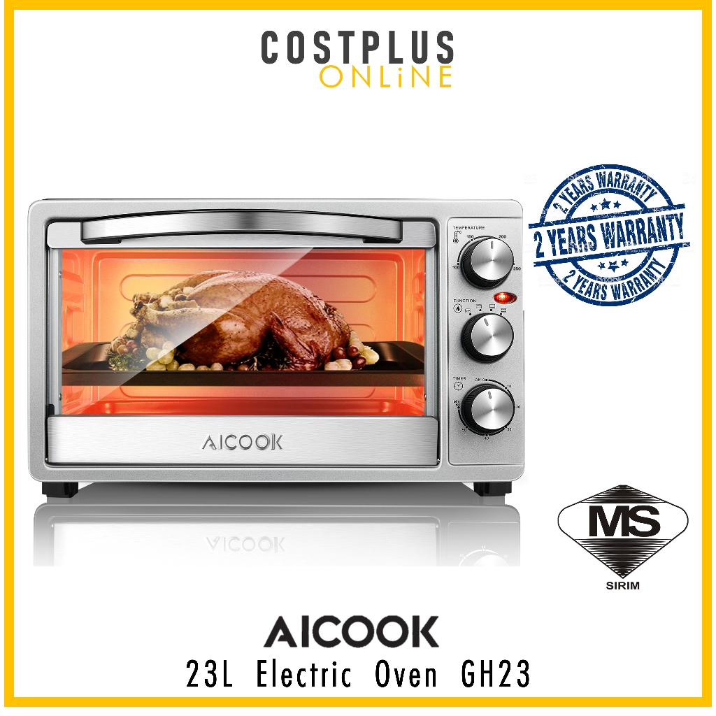 Aicook Gh23 23l Toaster Oven Bread Countertop Speedbaking 1500w