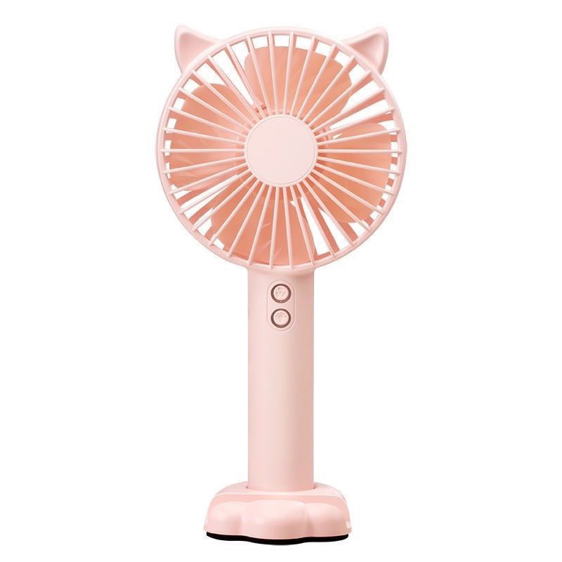 Portable USB Ventilation Fan Cute Cat HandHeld/Desktop Fans Standing