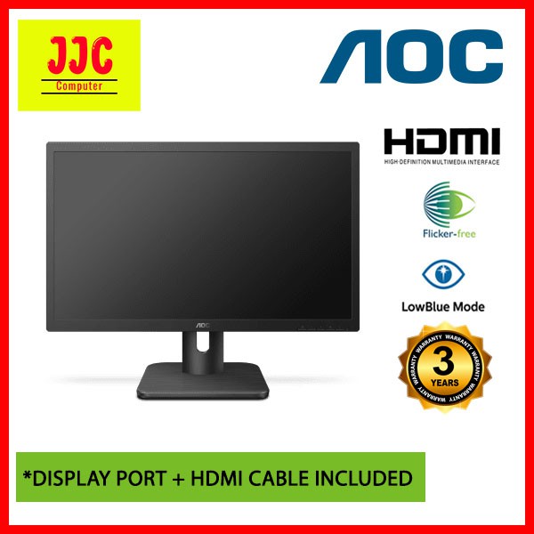 Aoc Lcd Monitor e1h 19 5 Inch Shopee Malaysia