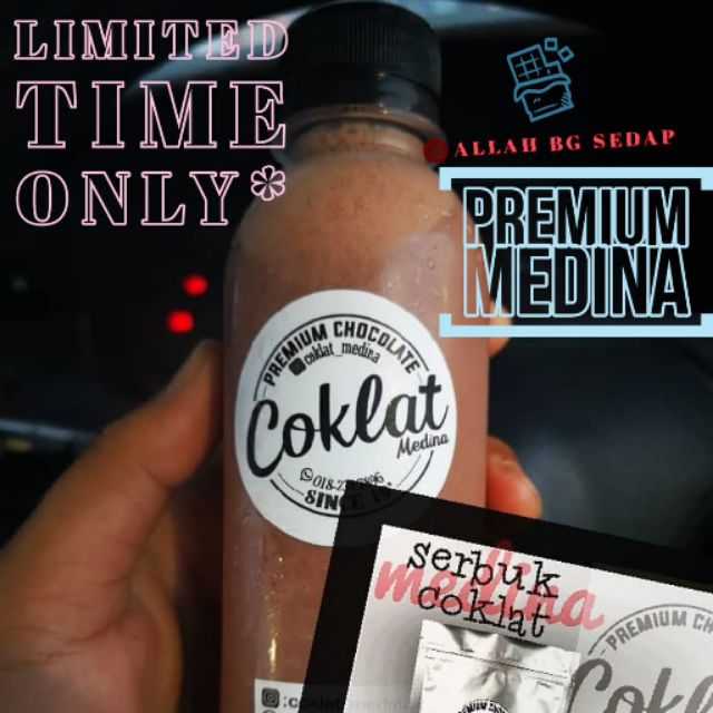 Air Coklat Sedap Viral Di Instagram Coklat Medina Shopee Malaysia