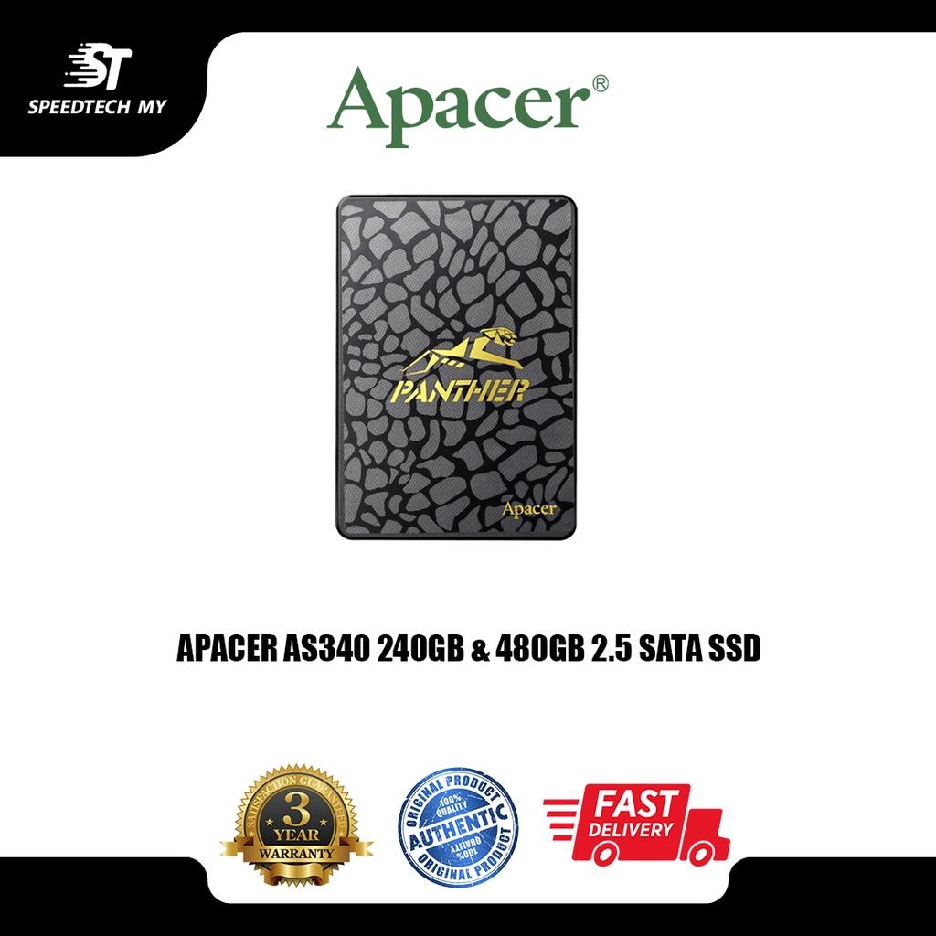 APACER AS340X 240GB & 480GB 2.5 SSD | Shopee Malaysia