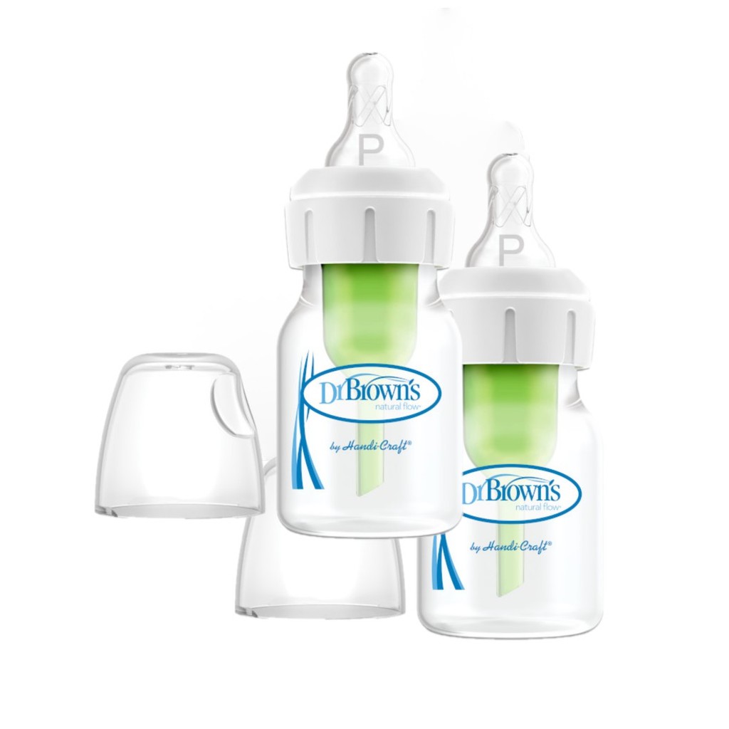 Dr. Brown's 2oz/60ml Baby Bottle for Preemies & Newborn Baby Bottle