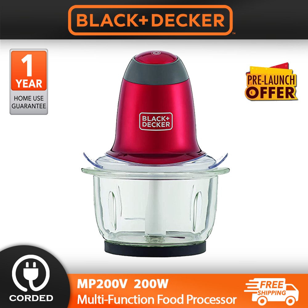 BLACK & DECKER Multifunction Blender Perfect Fusion MP200V Chopper Grinder Food Processor Mixer