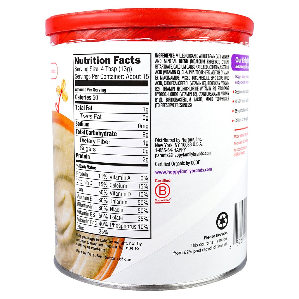 baby cereal nutrition