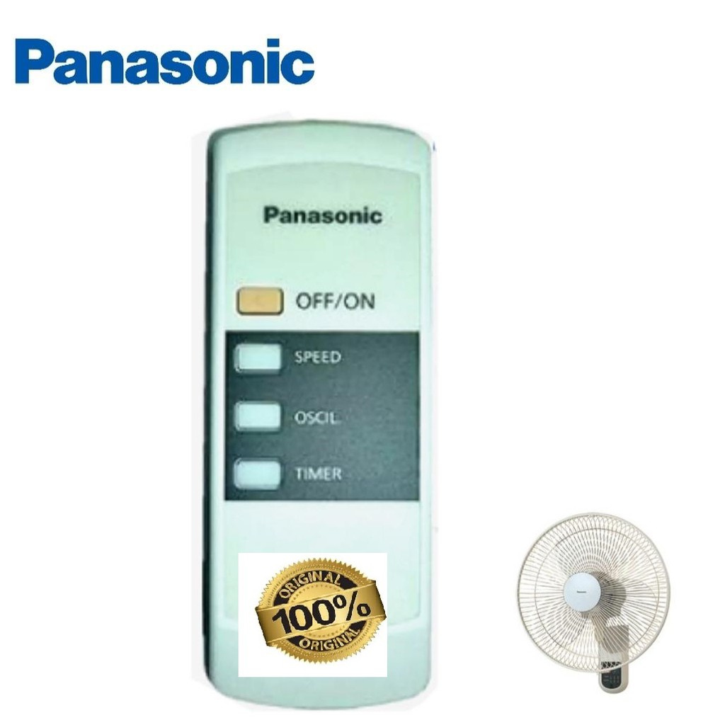 Panasonic Wall Fan Remote Control Original Shopee Malaysia