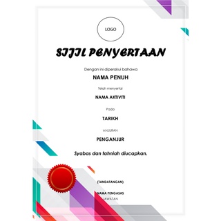 PART 1] TEMPLATE SIJIL MURAH 50 DESIGN EDIT DALAM POWERPOINT 