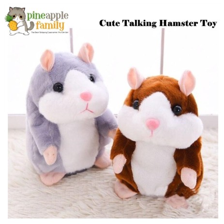 Cute Talking Hamster Toy, Stuffed Animal Mimicry Talking Mouse Hamster Early Lea