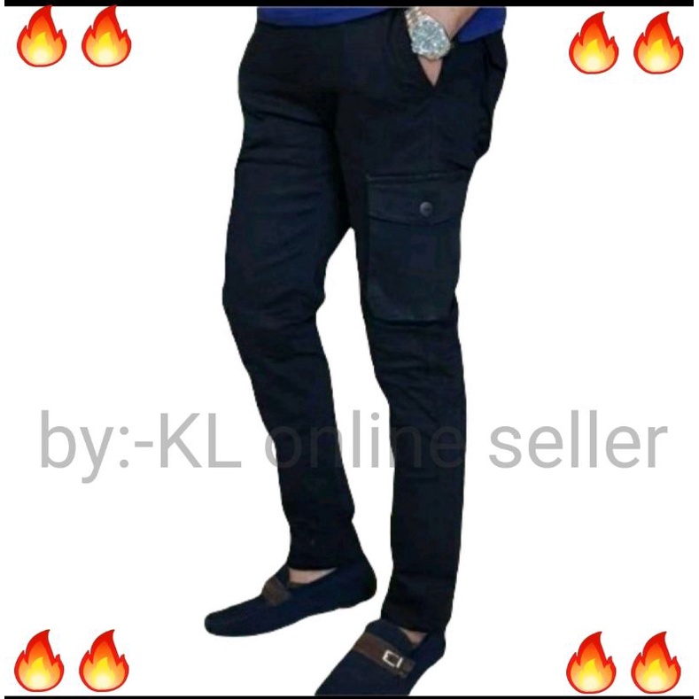 ?(HARGA Borong)?.6 POCKET  (H.M).(CARGO PANTS)???? Good Quality ?HOT-SALE ?(bawa kaki xada jerut)