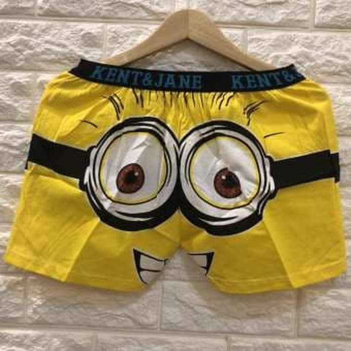 Character Boxer Shorts / Men's And Women's Boxer Shorts Yellow Minion