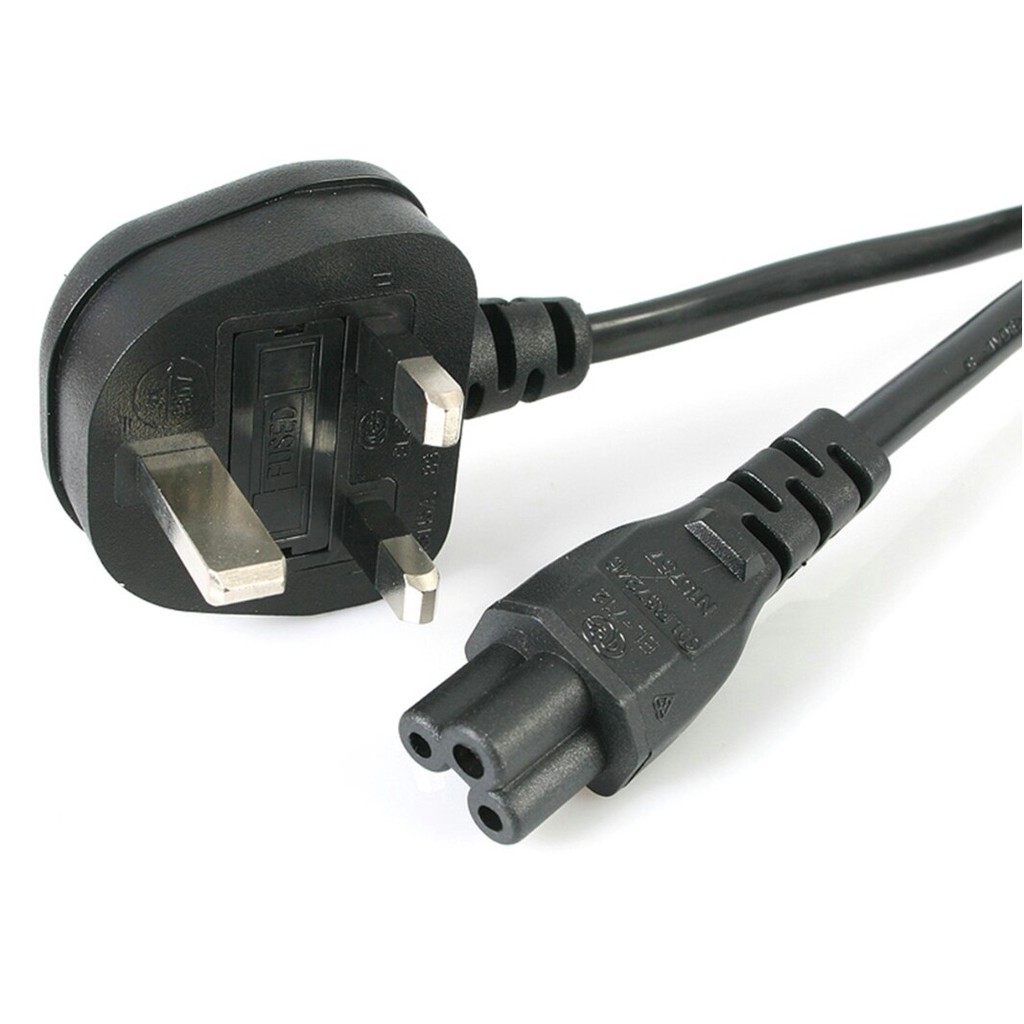 POWER CORD 3 PRONG UK PLUG TO IEC320 C5 1.5M Shopee Malaysia