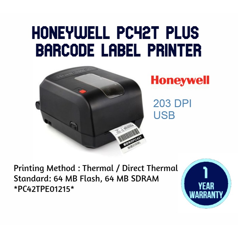 Honeywell Plus Barcode Label Printer - USB | Shopee Malaysia