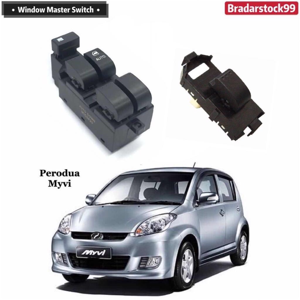 Perodua Myvi Window Master Switch Car Oem Spare Parts Power Window Main Switch Tingkap Shopee Malaysia