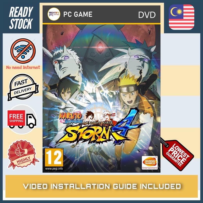 Pc Game Naruto Shippuden Ultimate Ninja Storm 4 Road To Boruto Next Generations Offline Dvd Shopee Malaysia