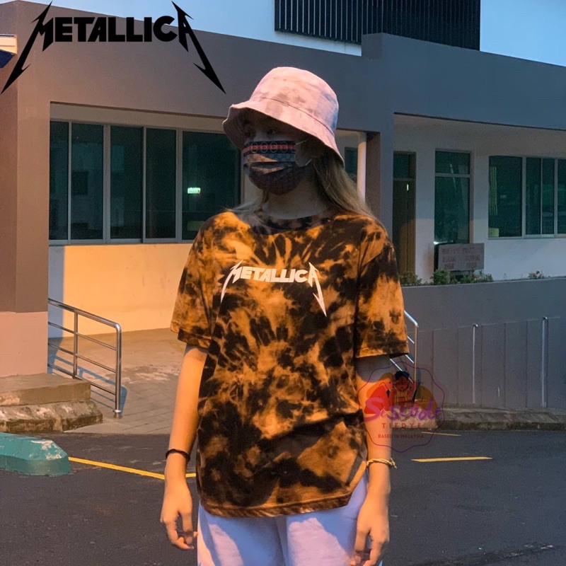 METALLICA BLEACH SWAG OUTFIT MEN WOMEN AESTHETIC | Shopee Malaysia