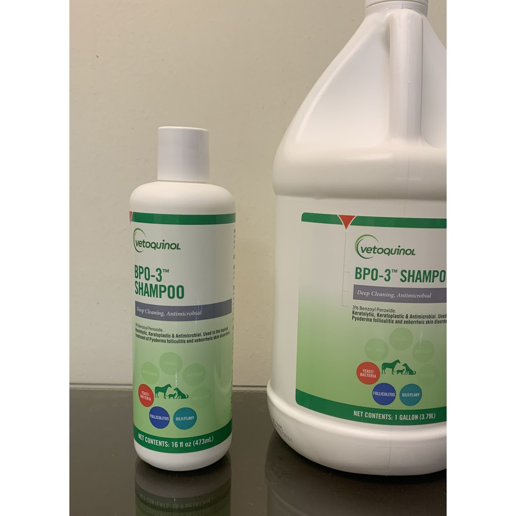 Vetoquinol BPO 3 Benzoyl Peroxide Antifungal Shampoo Shopee Malaysia