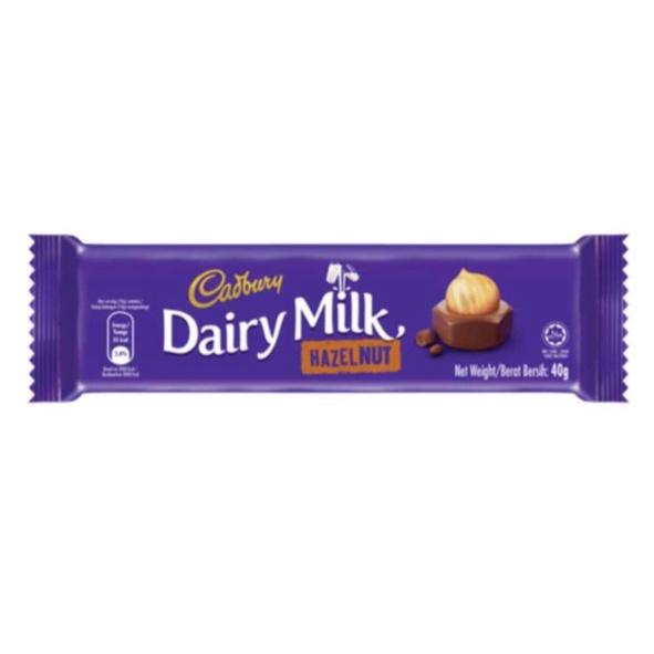 Cadbury Chocolate Hazelnut (40g x 24 units) | Shopee Malaysia