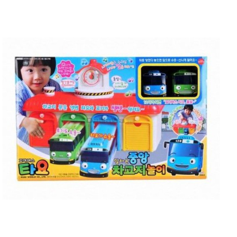 TV & Movie Character Toys Toys & Hobbies TAYO Little Bus Talking garage ...