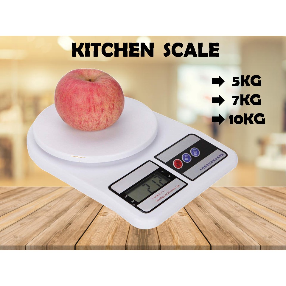 Electronic Kitchen Scale Weight Measure Spices Vegetable Liquids Free