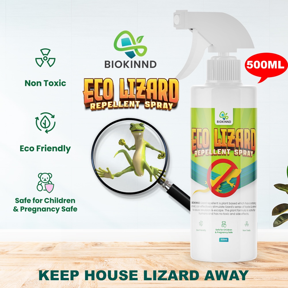 BIOKINND Eco Lizard Repellent Water Based Spray (500ml) Penghalau Cicak