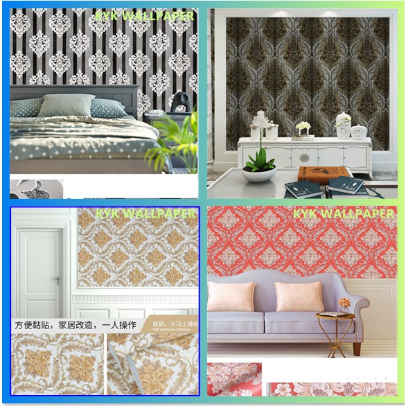 KYK Local 20 Design pvc wallpaper Sticker Brick Kerawang 3D