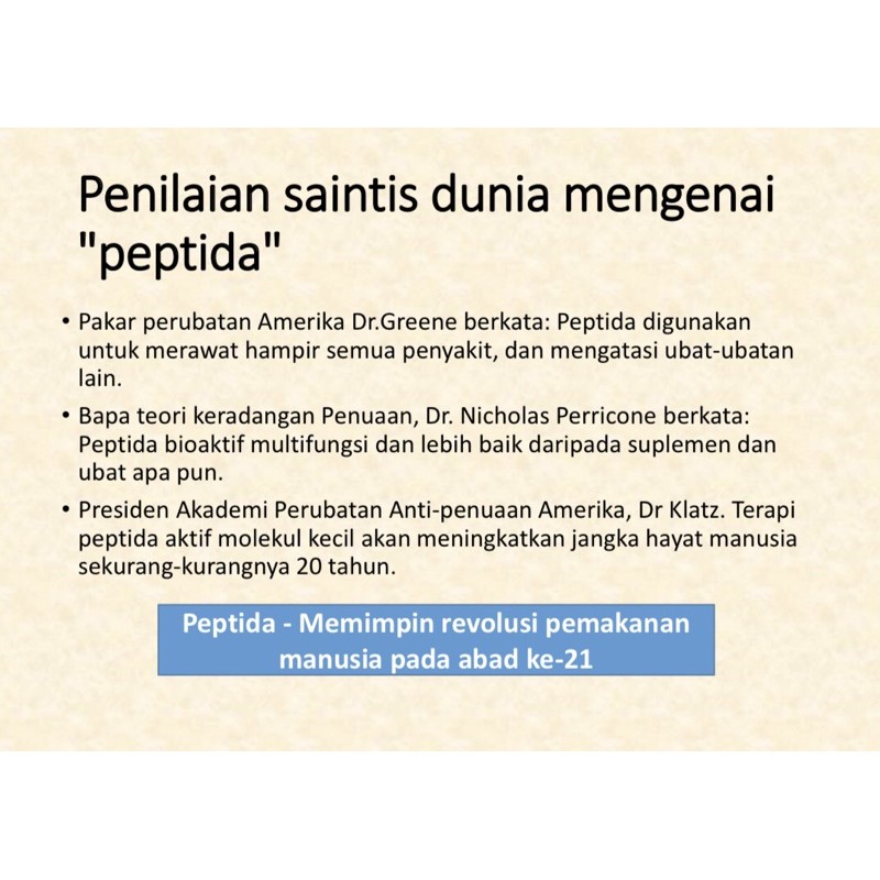 READY STOCK PEPTIDE LIFE Trial Package 3 Sticks/3Days  Shopee 