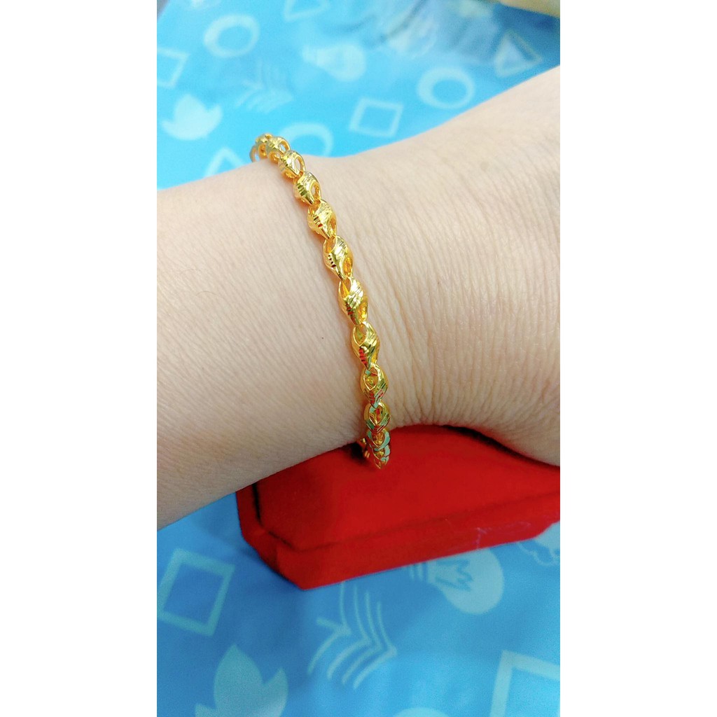 Aihua 916 Gold Snail Design Bracelet Rantai Tangan Corak Siput Emas 916 Malaysia