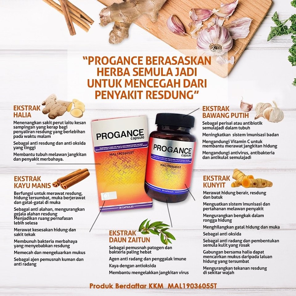 Progance Makanan Rawat Resdung Sinus Care Lulus Kkm Free Postage Shopee Malaysia