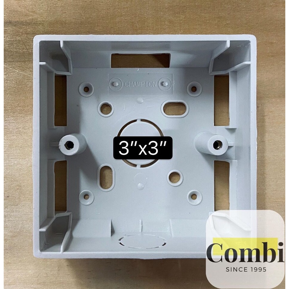 PVC Box Surface Type Nut Box/ Electrical Box/ Base 3x3 / 3X6/ 3x7