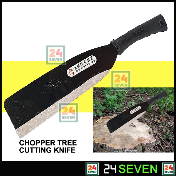 Chopper Tree Cutting Knife Bamboo Chopper Knife Hatchet Chopper Pisau Potong Pokok Kayu Shopee