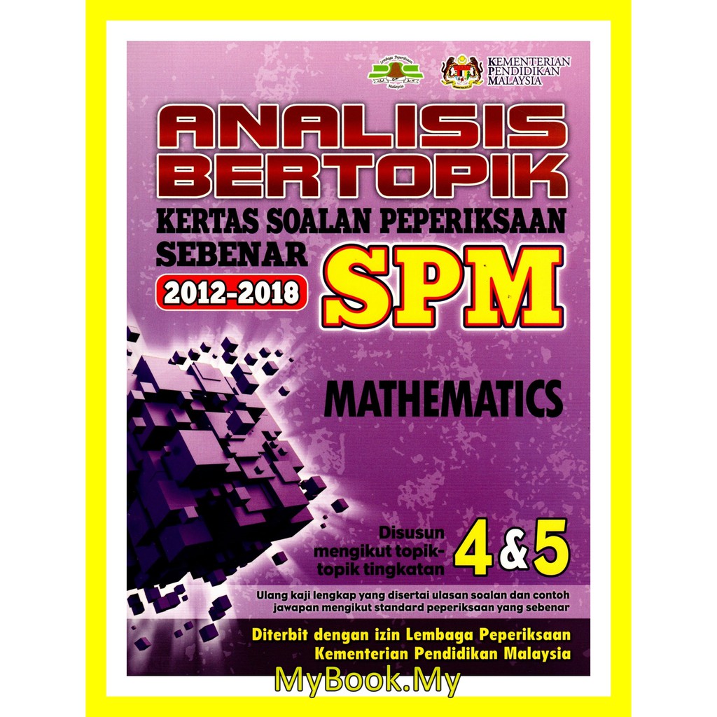 MyB Buku Latihan : Analisis Bertopik SPM Soalan 