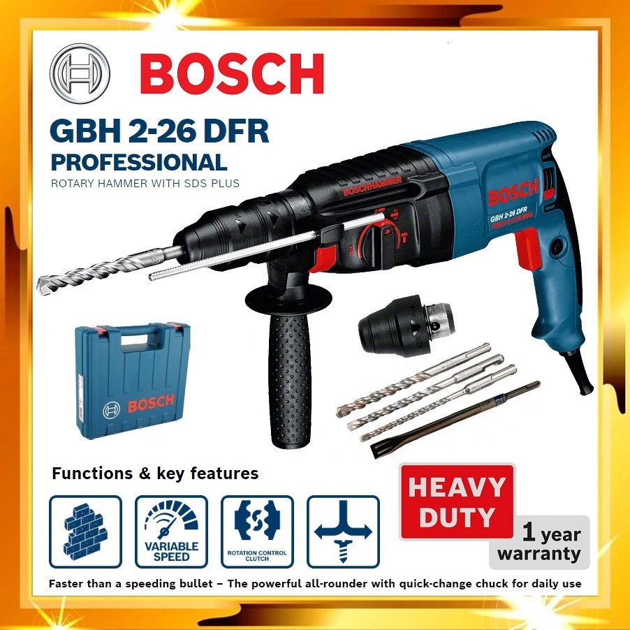 BOSCH 800W Rotary Hammer Drill GBH 226DRE GBH 226DFR / BOSCH Jack Hammer GBH226 DRE GBH226 DFR
