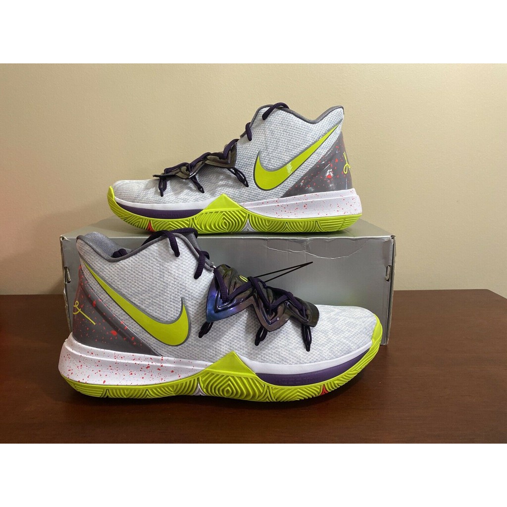 kyrie 5 white cyber