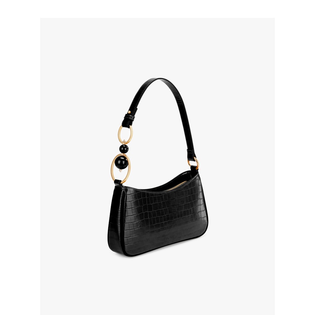 black underarm bag