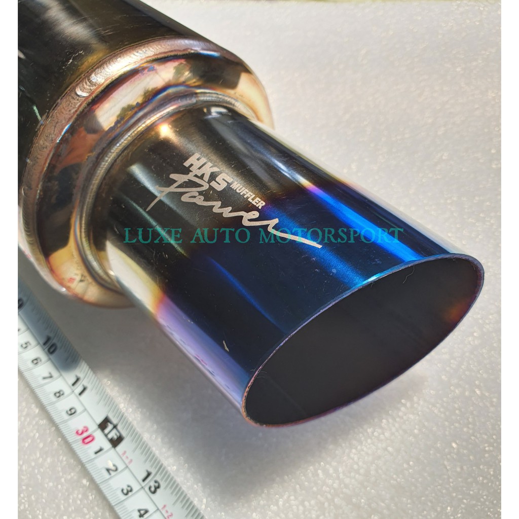 Exhaust HKS POWER Sport Muffler(Titanium) High Quality and Material Tip